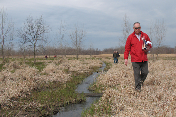 USACE site visit assessment at potential project site