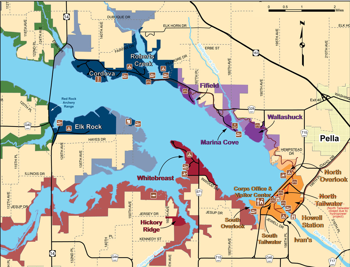 red rock lake iowa map Lake Red Rock Recreation Areas And Recreation Opportunities red rock lake iowa map