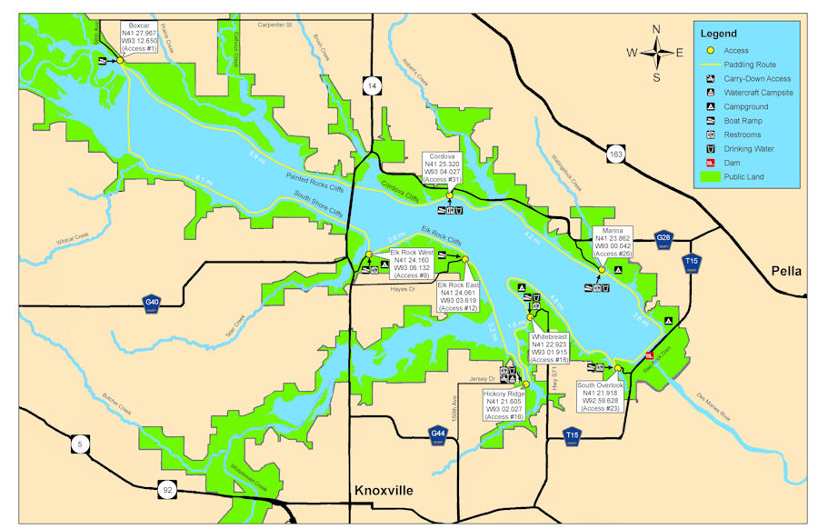 red rock lake iowa map Rock Island District Missions Recreation Lake Red Rock red rock lake iowa map