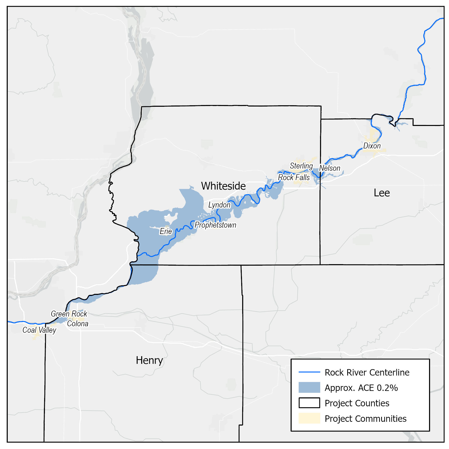 Lower Rock River Project Map Lower Rock River Project Map